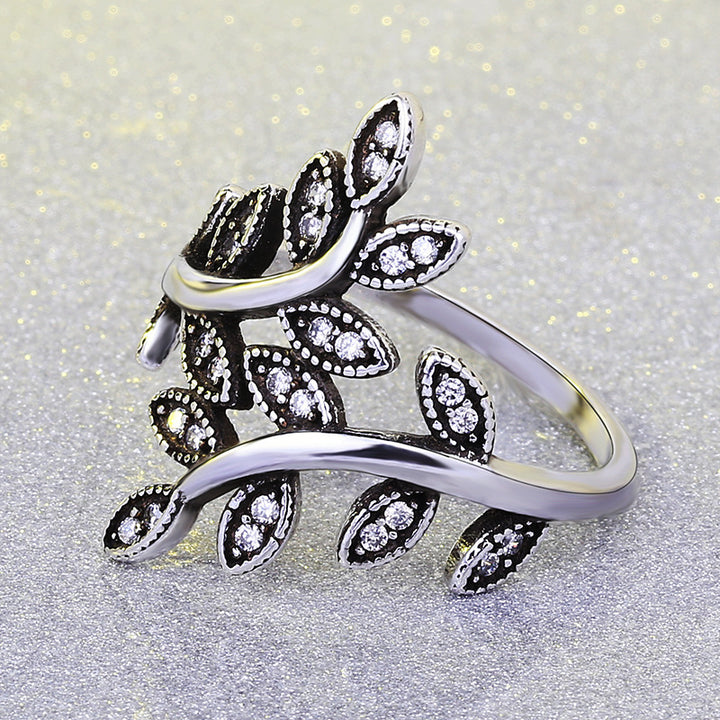 Tree of Life Rings Black Vintage Rings.