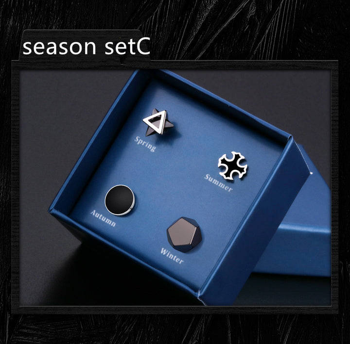 925 Silver Men''s Earrings single fashionable silver earrings.