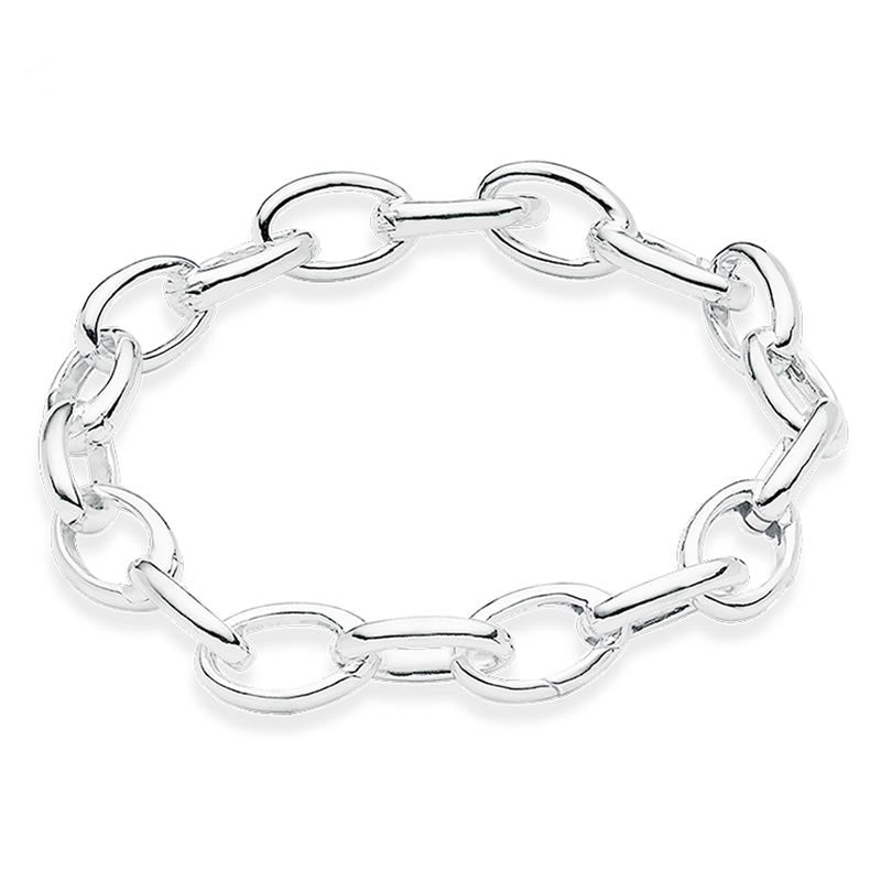 925 Sterling Silver Couple Bracelet | Matching Chain Set