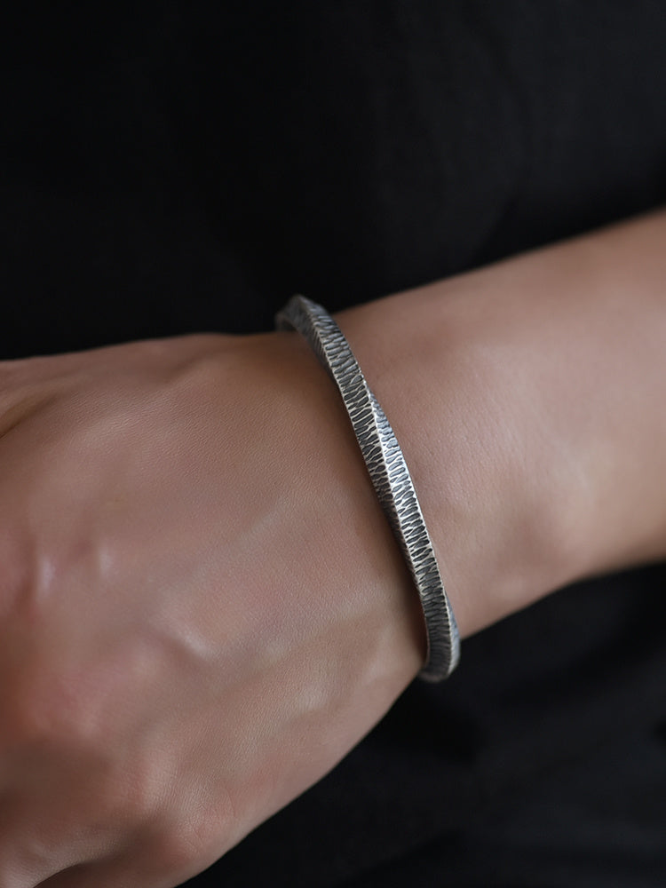 999 Sterling Silver Mobius Ring Bracelet For Men And Women.