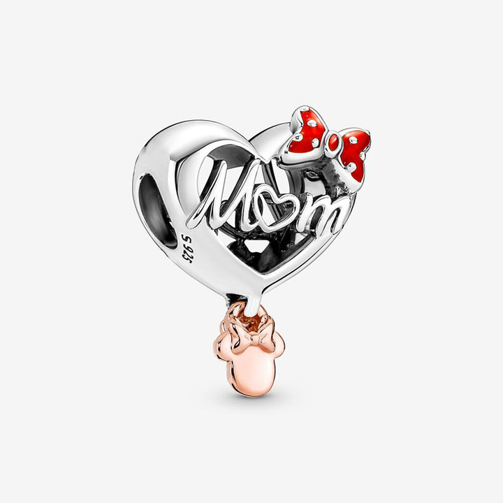 925 Sterling Silver Love Charm Beads - Heart Dangle Charms for Bracelets.