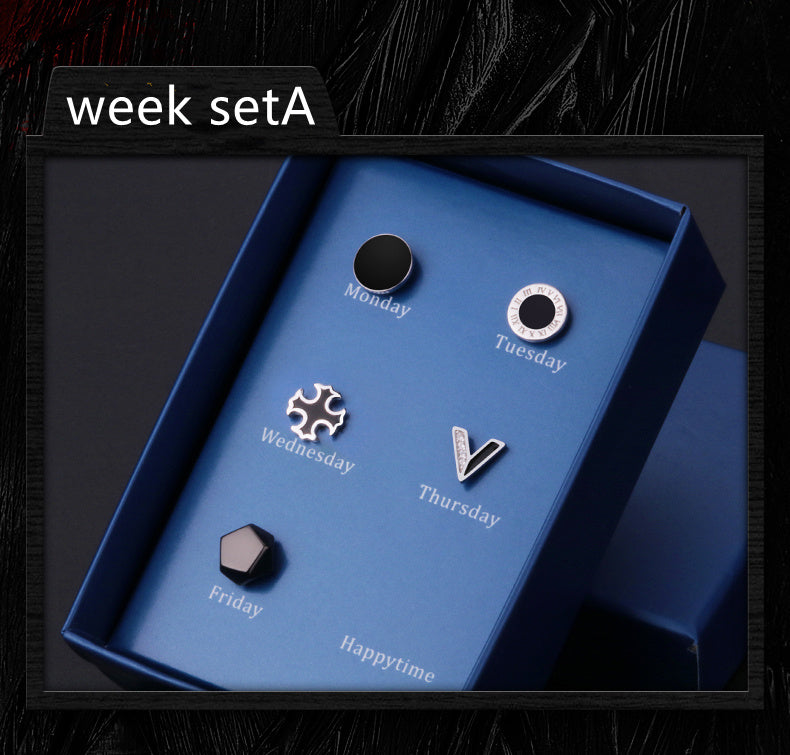 925 Silver Men''s Earrings single fashionable silver earrings.