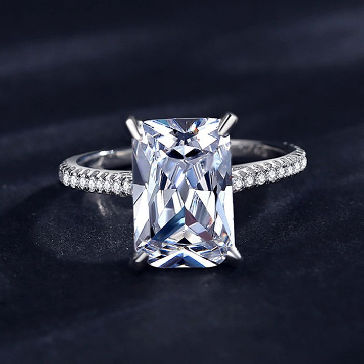 S925 Sterling Silver Simulation Diamond Ring