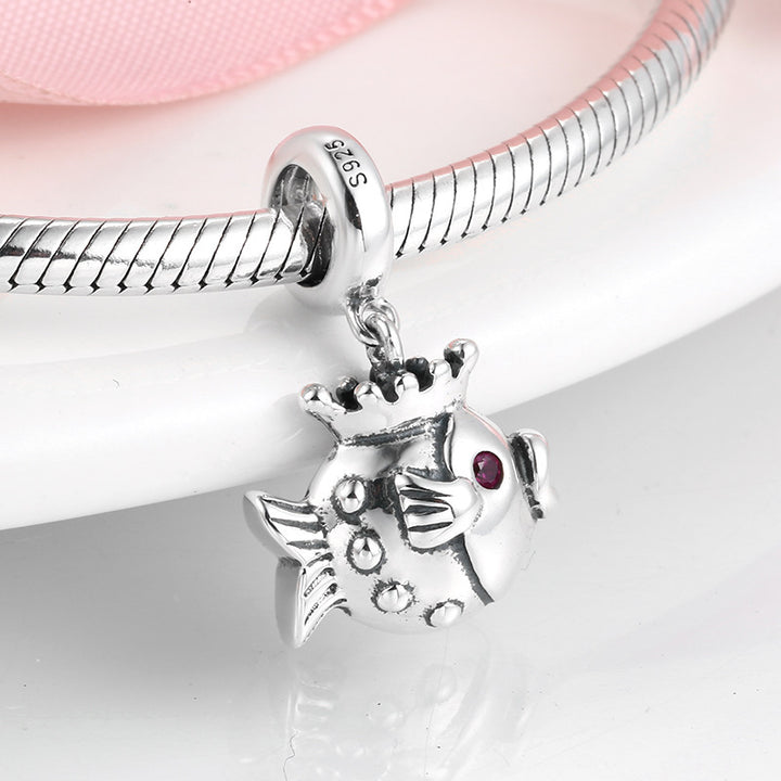 S925 Sterling Silver Beads Cute Insect Series Jewelry Plug Spacer Beads DIY Accessories Beads Enamel Color Silver Jewelry.