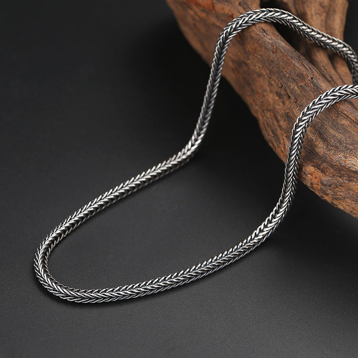 925 Sterling Silver Chain Necklace | Thai Silver | Unisex