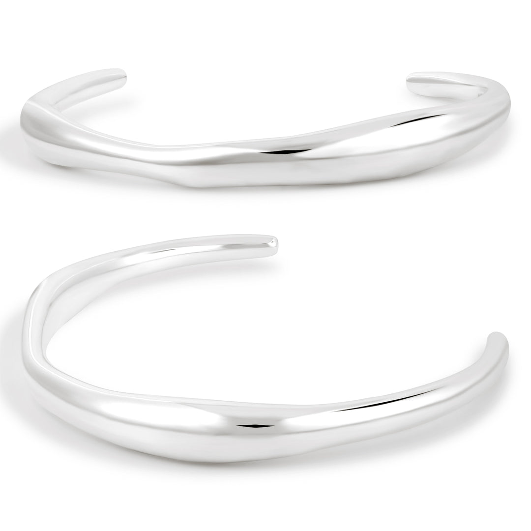 Fashion Irregular 999 Sterling Silver Torque Choker