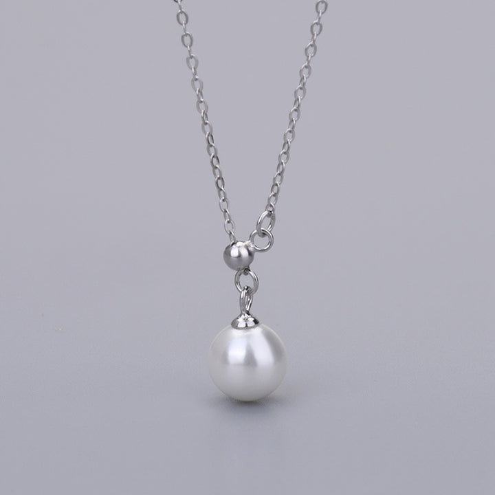 Lariat Y Necklace 925 Silver - Adjustable Slider Chain Delicate Layering Necklace