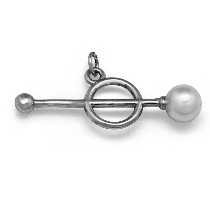 White Trendy Silver Match Shell Pearl 925 Sterling Silver Necklace Women