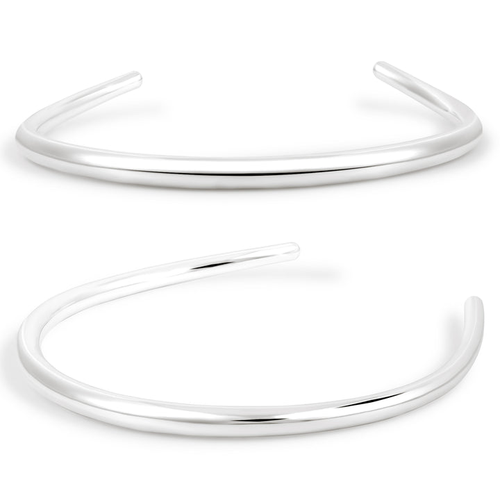 Women Extremely Fine 999 Sterling Silver Golden Torque Choker