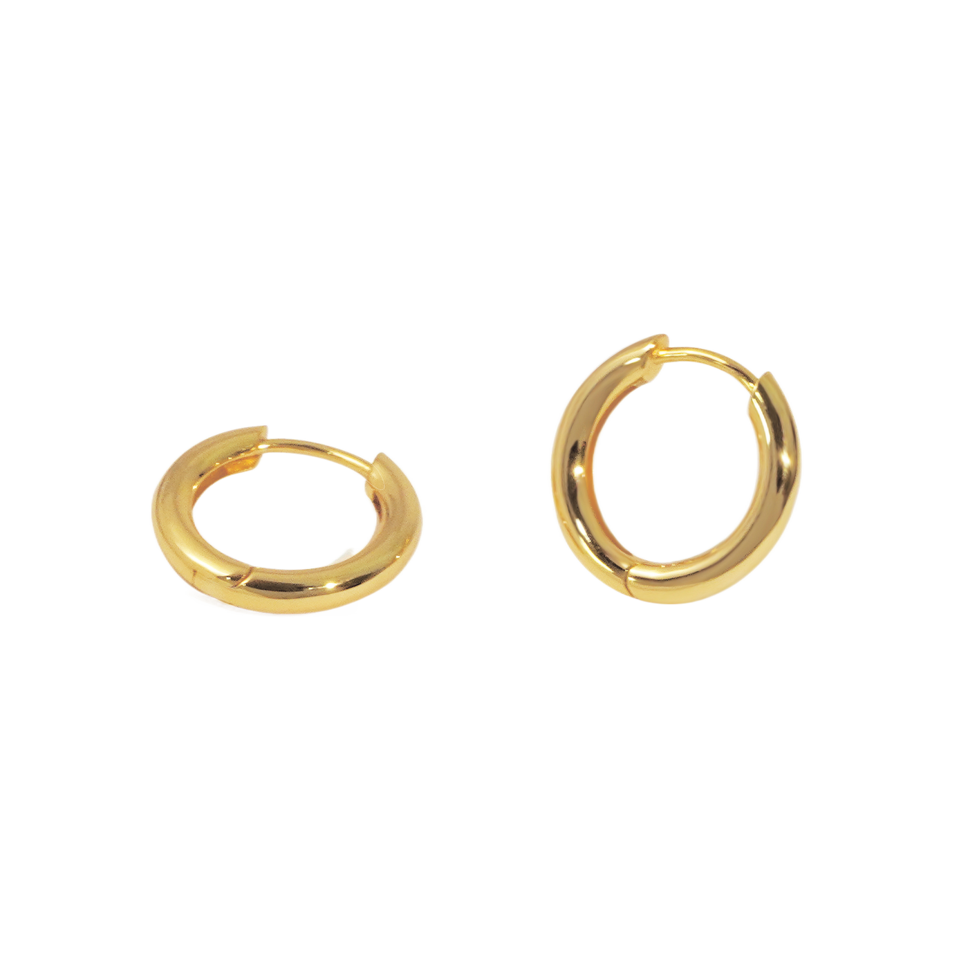 Fashion Jewelry Bulk Wholesale Popular Minimalist 925 Sterling Silver Plain Hoop Earrings