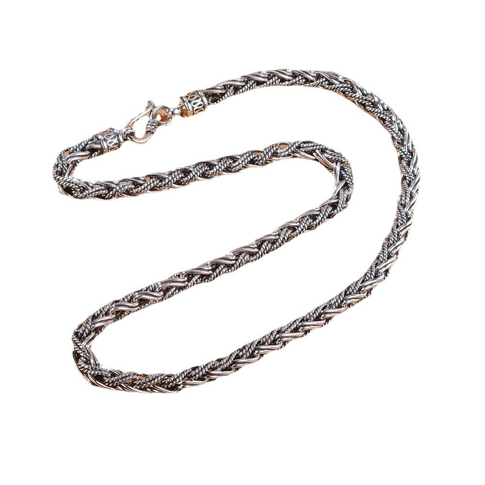 925 Sterling Silver Rope Chain Necklace for Men | Banabella.