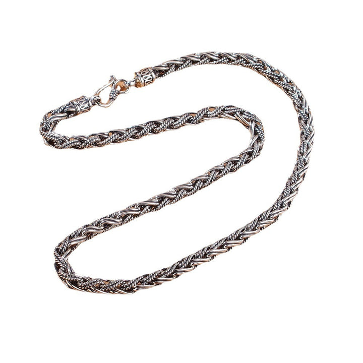 925 Sterling Silver Rope Chain Necklace for Men | Banabella.