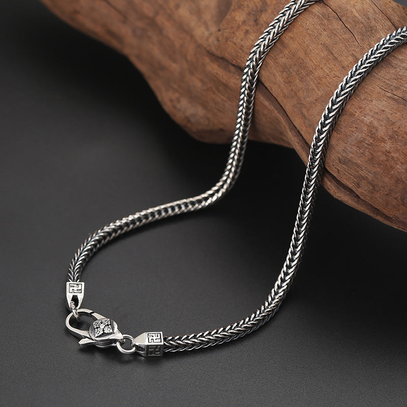 925 Sterling Silver Chain Necklace | Thai Silver | Unisex