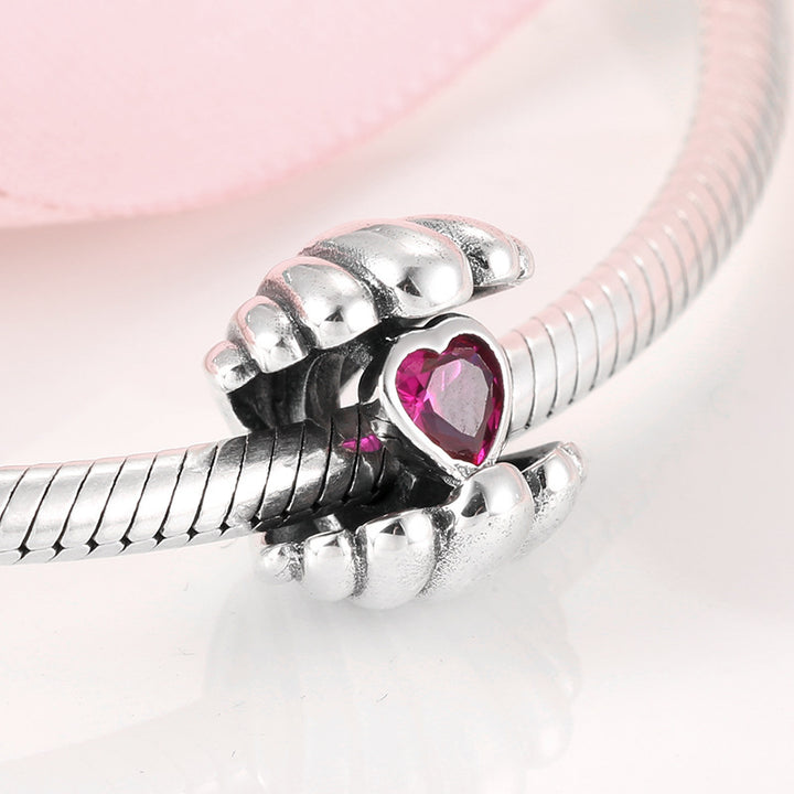 S925 Sterling Silver Beads Cute Insect Series Jewelry Plug Spacer Beads DIY Accessories Beads Enamel Color Silver Jewelry.