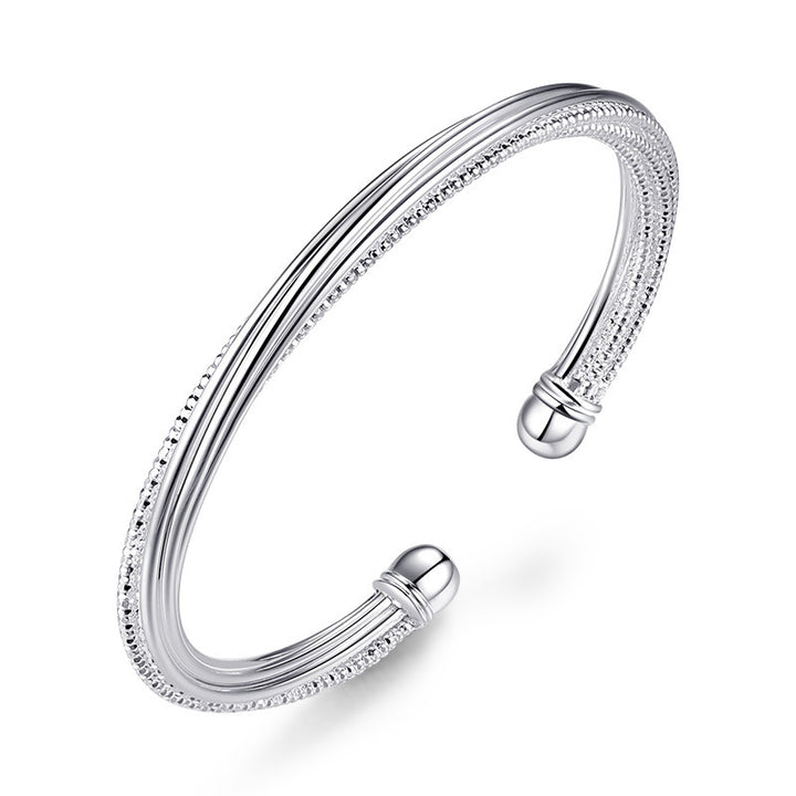 925 Sterling Silver Bracelet for Women | Adjustable Cuff
